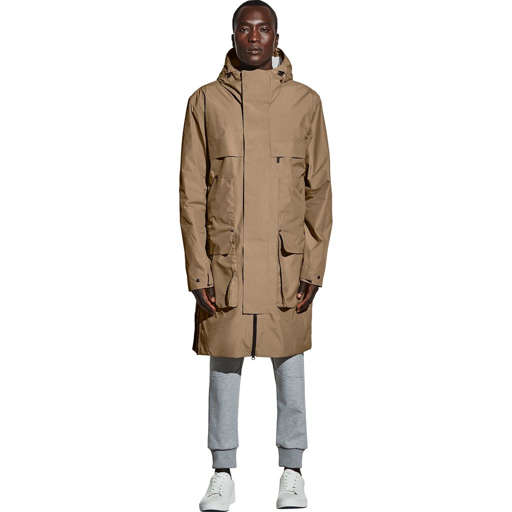 Jack Wolfskin TANGER hardshell parka ανδρικα καφε | GR8675788